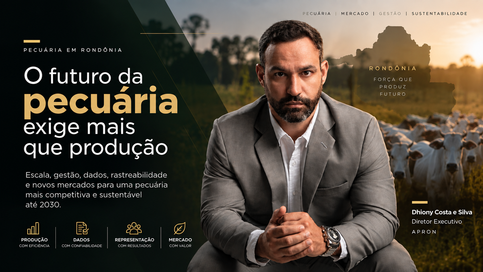 Pecuária de Rondônia precisa transformar escala em valor para ampliar competitividade